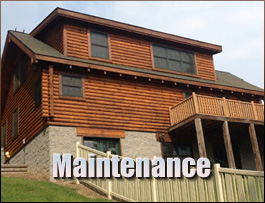  Westerville, Ohio Log Home Maintenance