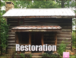Historic Log Cabin Restoration  Westerville, Ohio